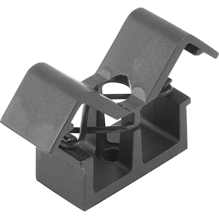 Kipp Cable Clip, Polyamide, Black, 40 mm L K1279.10